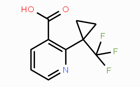 2-(1-(Trifluoromethyl)cyclopropyl)nicotinic acid