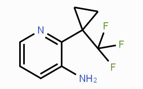 2-(1-(Trifluoromethyl)cyclopropyl)pyridin-3-amine