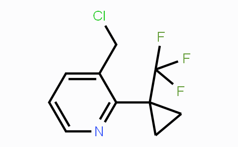 3-(Chloromethyl)-2-(1-(trifluoromethyl)cyclopropyl)pyridine