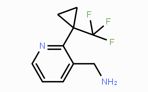 (2-(1-(Trifluoromethyl)cyclopropyl)pyridin-3-yl)methanamine