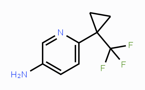 6-(1-(Trifluoromethyl)cyclopropyl)pyridin-3-amine