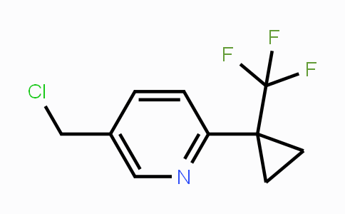 5-(Chloromethyl)-2-(1-(trifluoromethyl)cyclopropyl)pyridine