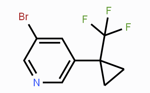 CAS No. 1934517-44-8, 3-Bromo-5-(1-(trifluoromethyl)cyclopropyl)pyridine