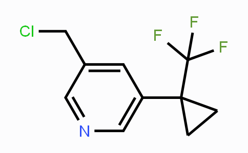 3-(Chloromethyl)-5-(1-(trifluoromethyl)cyclopropyl)pyridine