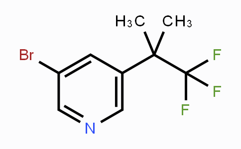 3-Bromo-5-(1,1,1-trifluoro-2-methylpropan-2-yl)pyridine