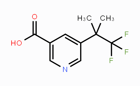5-(1,1,1-Trifluoro-2-methylpropan-2-yl)nicotinic acid
