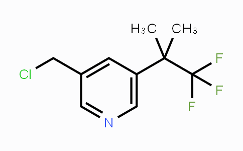 3-(Chloromethyl)-5-(1,1,1-trifluoro-2-methylpropan-2-yl)pyridine