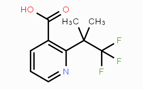 CAS No. 2091908-62-0, 2-(1,1,1-Trifluoro-2-methylpropan-2-yl)nicotinic acid