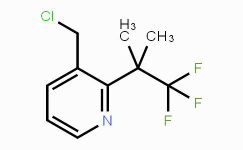 3-(Chloromethyl)-2-(1,1,1-trifluoro-2-methylpropan-2-yl)pyridine