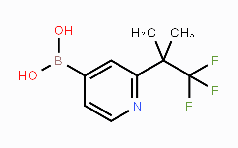 CAS No. 1699738-04-9, 2-(1,1,1-Trifluoro-2-methylpropan-2-yl)pyridin-4-ylboronic acid