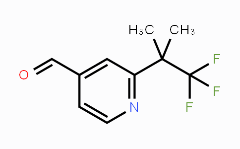 CAS No. 1823552-39-1, 2-(1,1,1-Trifluoro-2-methylpropan-2-yl)isonicotinaldehyde