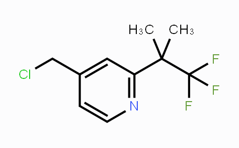 4-(Chloromethyl)-2-(1,1,1-trifluoro-2-methylpropan-2-yl)pyridine