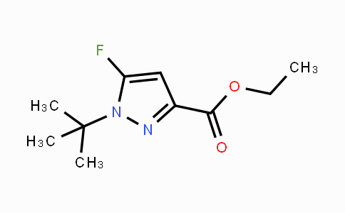 CAS No. 1269294-04-3, Ethyl 1-(tert-butyl)-5-fluoro-1H-pyrazole-3-carboxylate