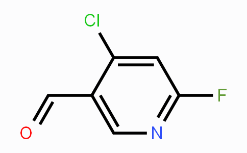 CAS No. 1256824-38-0, 4-Chloro-6-fluoronicotinaldehyde