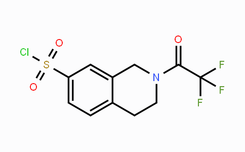 CAS No. 74291-57-9, 2-(2,2,2-trifluoroacetyl)-1,2,3,4-tetrahydroisoquinoline-7-sulfonyl chloride