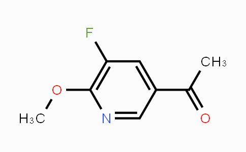 CAS No. 1256835-92-3, 1-(5-Fluoro-6-methoxypyridin-3-yl)ethanone