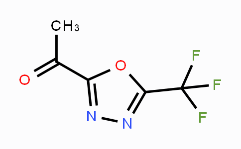CAS No. 1260654-16-7, 1-(5-(Trifluoromethyl)-1,3,4-oxadiazol-2-yl)ethanone
