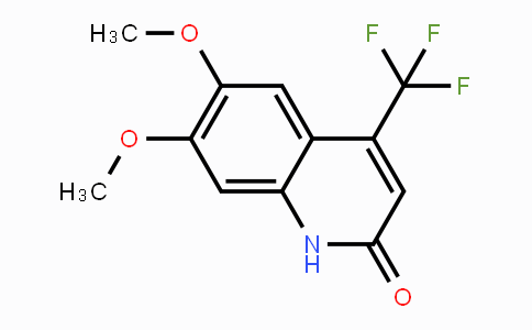 CAS No. 249736-95-6, 6,7-Dimethoxy-4-(trifluoromethyl)quinolin-2(1H)-one