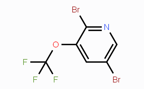CAS No. 1361684-66-3, 2,5-Dibromo-3-(trifluoromethoxy)pyridine
