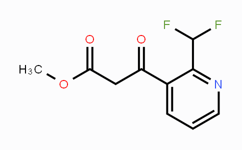Methyl 3-(2-(difluoromethyl)pyridin-3-yl)-3-oxopropanoate