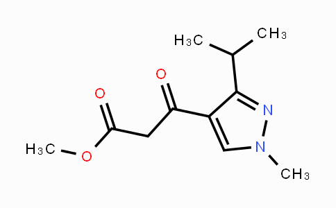 CAS No. 2110354-37-3, Methyl 3-(3-isopropyl-1-methyl-1H-pyrazol-4-yl)-3-oxopropanoate