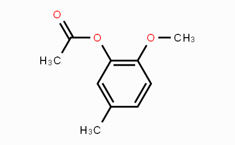 CAS No. 1688-19-3, 2-Methoxy-5-methylphenyl acetate