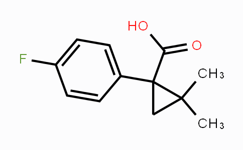 CAS No. 915921-31-2, 1-(4-Fluorophenyl)-2,2-dimethylcyclopropanecarboxylic acid