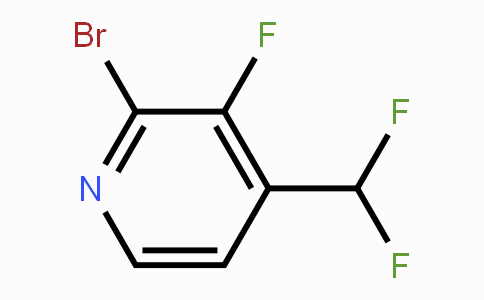 CAS No. 1806770-16-0, 2-Bromo-3-fluoro-4-(difluoromethyl)pyridine