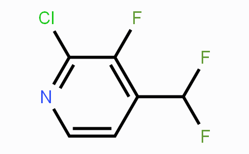CAS No. 1262413-59-1, 2-Chloro-4-(difluoromethyl)-3-fluoropyridine