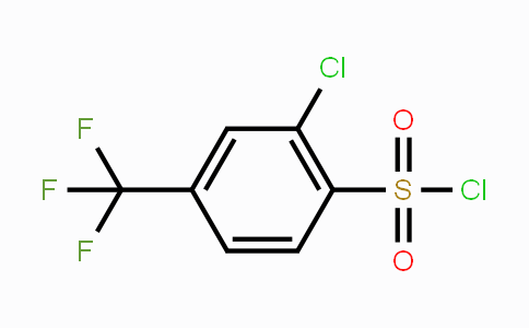 CAS No. 175205-54-6, 2-Chloro-4-(trifluoromethyl)benzene-1-sulfonyl chloride