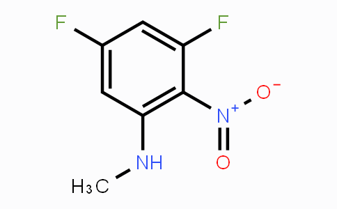 CAS No. 872367-64-1, 3,5-Difluoro-N-methyl-2-nitrobenzenamine