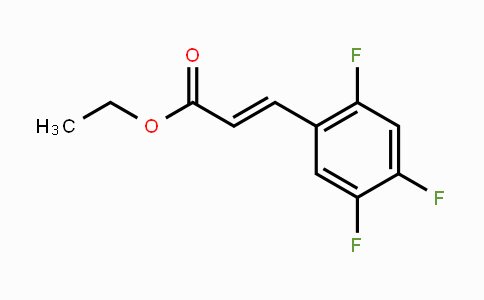 CAS No. 882856-63-5, (E)-ethyl3-(2,4,5-trifluorophenyl)acrylate