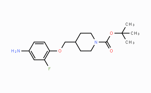 MC429503 | 1000053-44-0 | tert-butyl 4-((4-amino-2-fluorophenoxy)methyl)piperidine-1-carboxylate