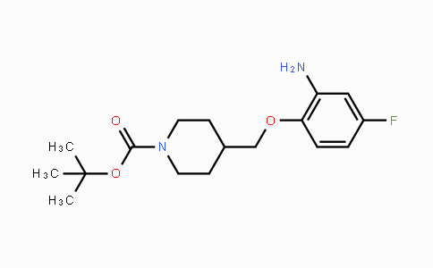 1286264-60-5 | tert-butyl 4-((2-amino-4-fluorophenoxy)methyl)piperidine-1-carboxylate