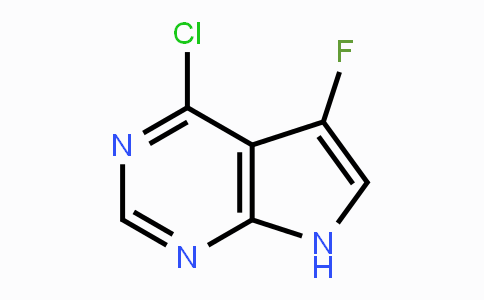 CAS No. 582313-57-3, 4-Chloro-5-fluoro-7H-pyrrolo[2,3-d]pyrimidine