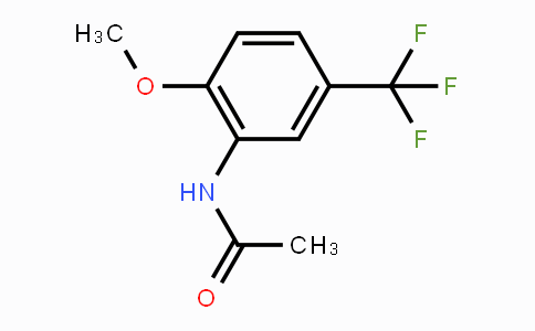 CAS No. 40622-64-8, N-(2-Methoxy-5-(trifluoromethyl)phenyl)acetamide