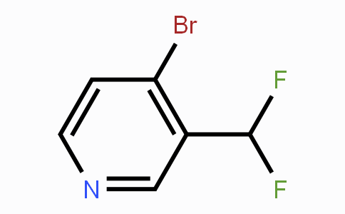 CAS No. 1256821-48-3, 4-Bromo-3-(difluoromethyl)pyridine