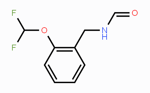 CAS No. 127842-60-8, N-(2-(Difluoromethoxy)benzyl)formamide