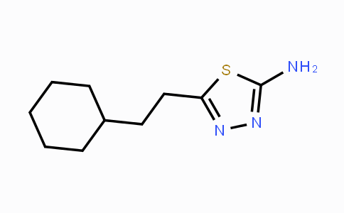 CAS No. 118314-04-8, 5-(2-Cyclohexylethyl)-1,3,4-thiadiazol-2-amine
