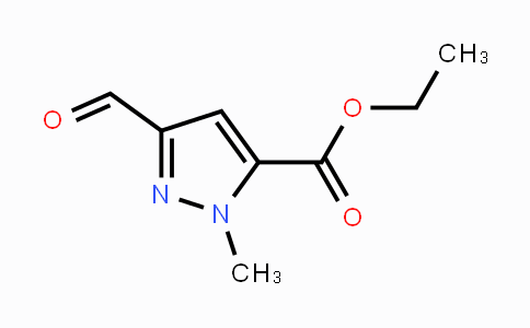 CAS No. 1318758-42-7, Ethyl 3-formyl-1-methyl-1H-pyrazole-5-carboxylate