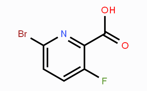 CAS No. 1052714-48-3, 6-Bromo-3-fluoropicolinicacid