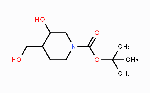 220218-58-6 | 3-ヒドロキシ-4-(ヒドロキシメチル)ピペリジン-1-カルボン酸tert-ブチル