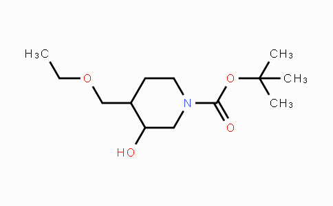 tert-butyl 4-(ethoxymethyl)-3-hydroxypiperidine-1-carboxylate