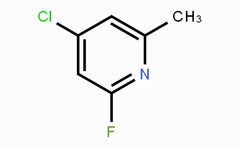 CAS No. 1227509-42-3, 4-Chloro-2-fluoro-6-methylpyridine