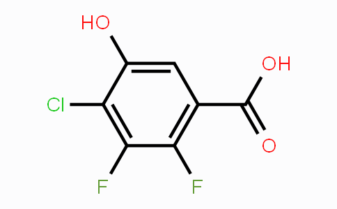 CAS No. 749230-50-0, 4-Chloro-2,3-difluoro-5-hydroxybenzoicacid