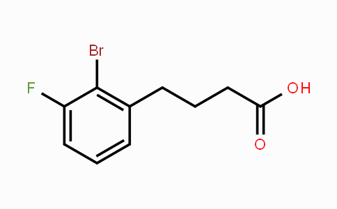 CAS No. 1514845-68-1, 4-(2-Bromo-3-fluorophenyl)butanoicacid