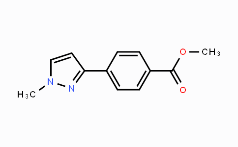 CAS No. 179057-11-5, Methyl 4-(1-methyl-1H-pyrazol-3-yl)benzoate