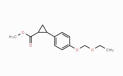 methyl2-(4-(ethoxymethoxy)phenyl)cyclopropanecarboxylate