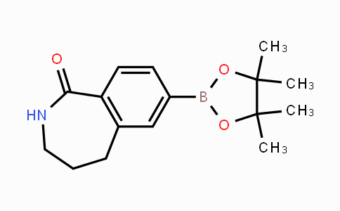 MC429708 | 1215007-07-0 | 7-(4,4,5,5-tetramethyl-1,3,2-dioxaborolan-2-yl)-2,3,4,5-tetrahydrobenzo[c]azepin-1-one