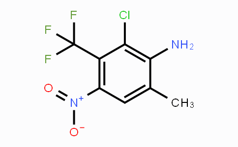 2-Chloro-6-methyl-4-nitro-3-(trifluoromethyl)benzenamine